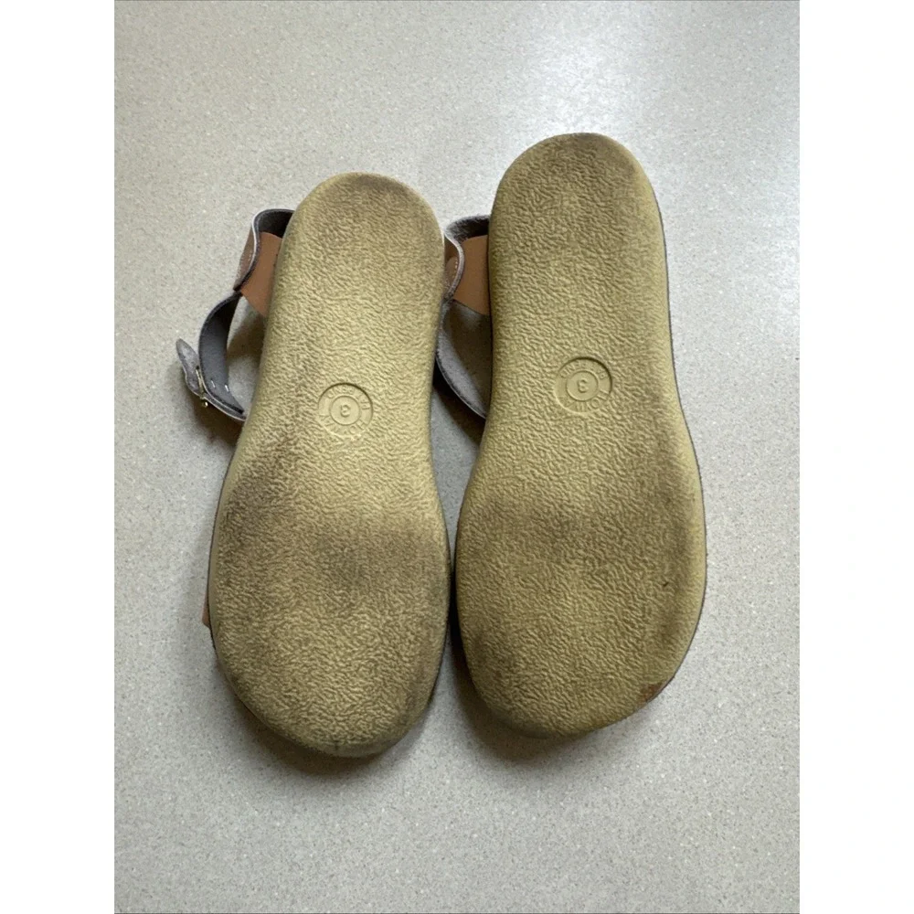 Saltwater Sun San Surfer Sandals Size 3 Girls‎ Rose Gold Summer